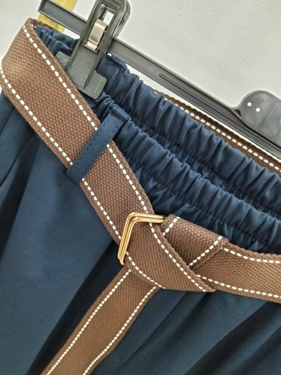 Pantaloni de bumbac Missa - imagine 2