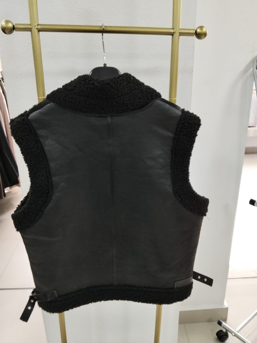 Vestă de piele Rusty - imagine 3