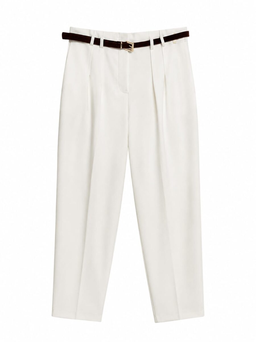 Pantaloni Zara cu curea - imagine 4